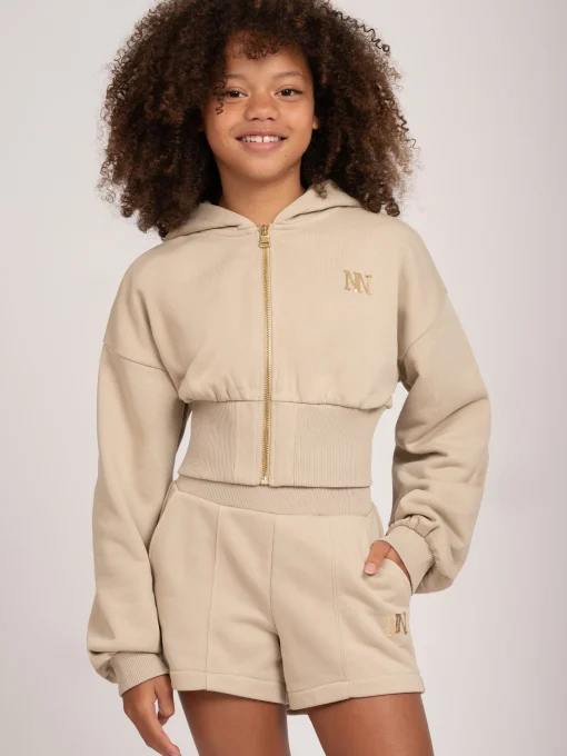 Shorts met pailletten logo