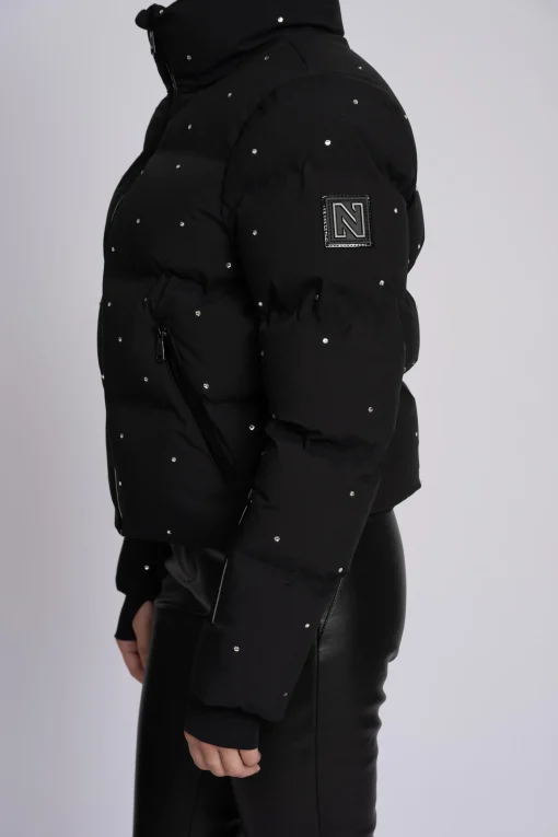 Ski jas met Swarovski kristallen