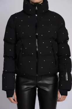 Ski jas met Swarovski kristallen