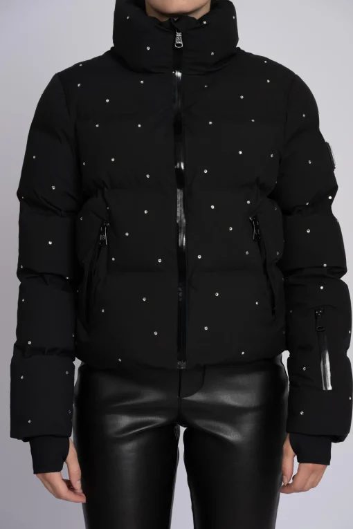 Ski jas met Swarovski kristallen