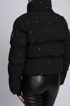 Ski jas met Swarovski kristallen