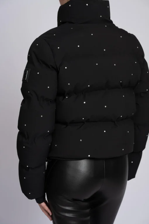 Ski jas met Swarovski kristallen