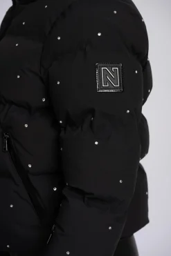 Ski jas met Swarovski kristallen
