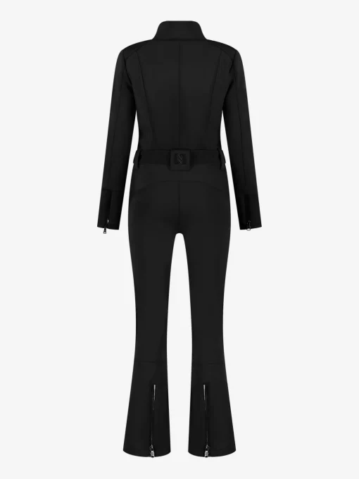 Ski jumpsuit met elastische riem en opstaande kraag