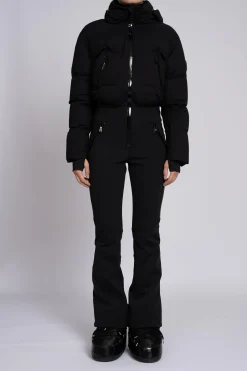 Ski jumpsuit met waterdichte bescherming en verstelbare details
