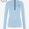 Ski pully met rits en Swarovski N-logo
