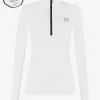 Ski pully met rits en Swarovski N-logo