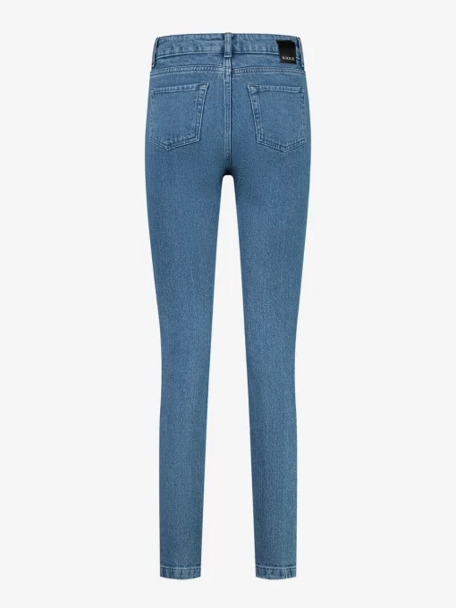 Skinny jeans met lijn detail