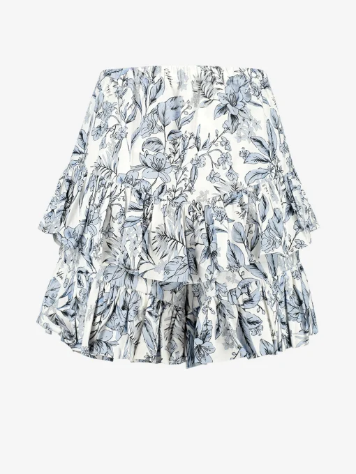 Skort met bloemen print