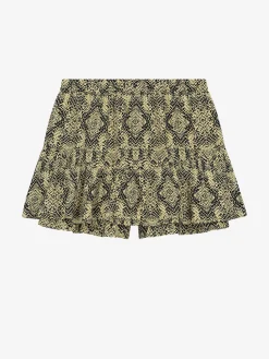 Skort met slangenprint