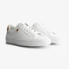 Sneaker met goud detail