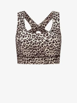 Sport top met dieren print