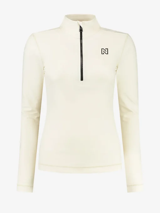 Sport top met rits