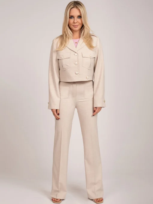 Straight fit broek
