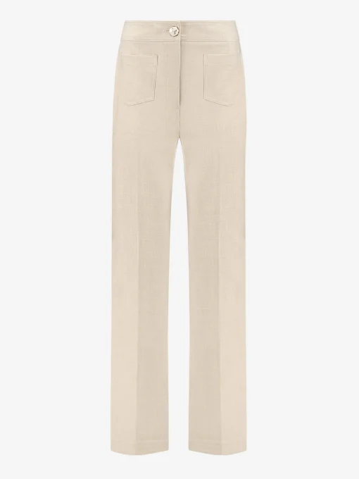 Straight fit broek