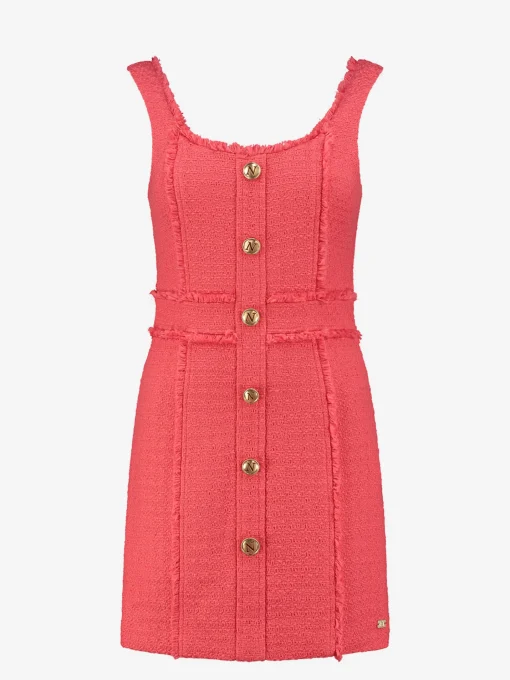 Strakke tweed jurk