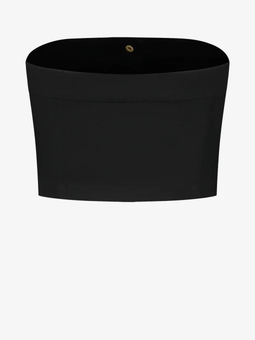 Strapless korte top