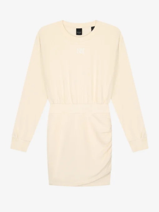Sweatdress met elastische taille