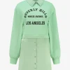 Sweater jurk met blouse