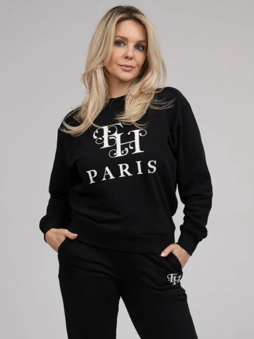Sweater met embroidery logo
