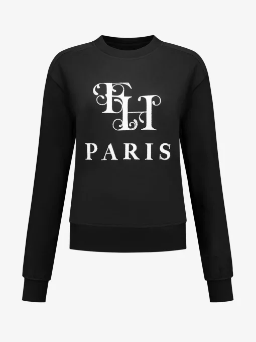 Sweater met embroidery logo