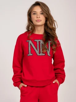 Sweater met geborduurd logo