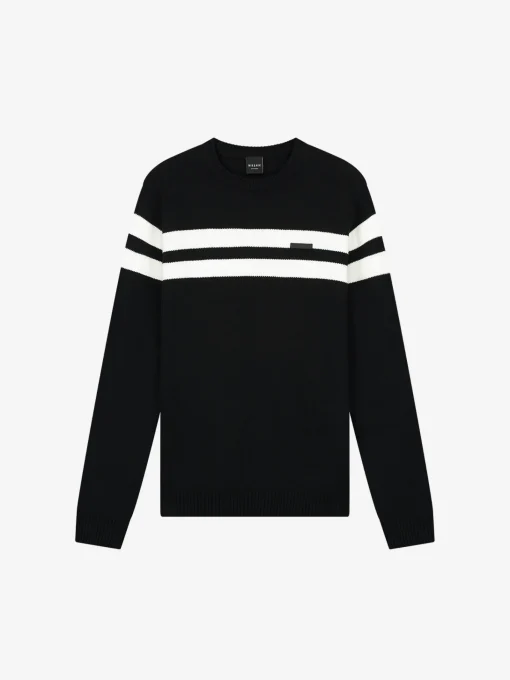 Sweater met gestreept detail