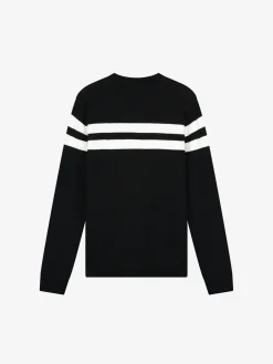 Sweater met gestreept detail