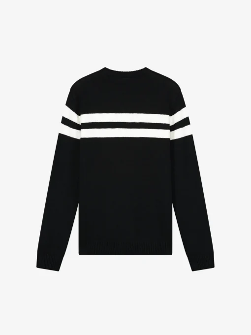 Sweater met gestreept detail