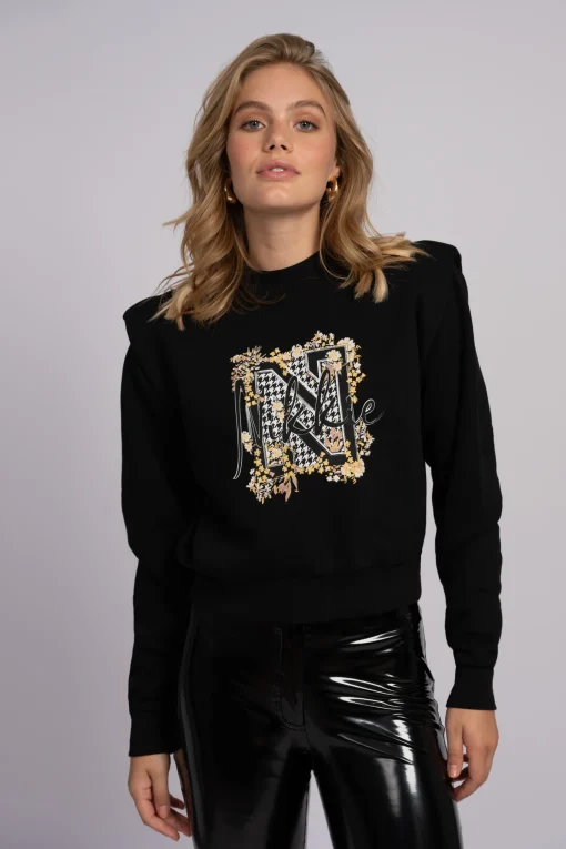 Sweater met grafisch logo