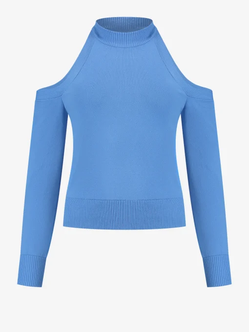 Sweater met open schouders
