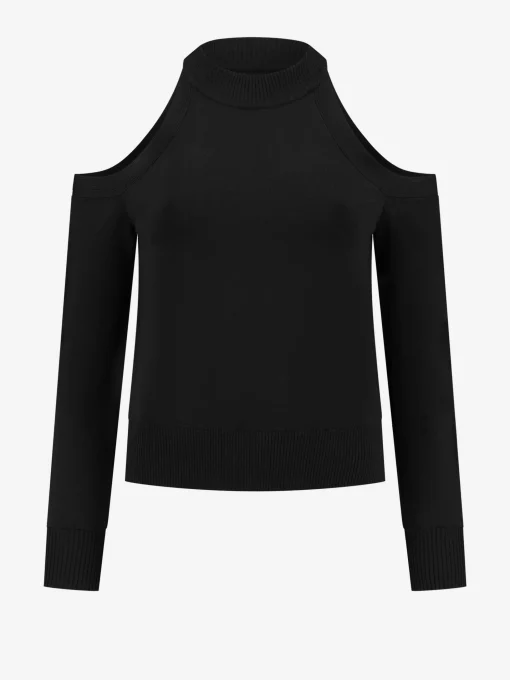 Sweater met open schouders