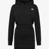Sweat-jurk met capuchon
