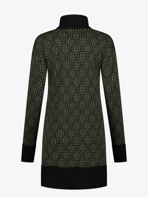 Sweat-jurk met rits