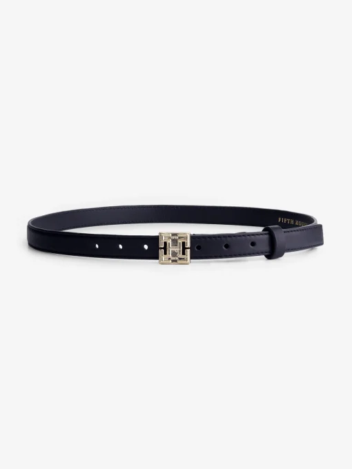Taille riem met logo gesp