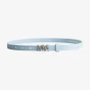 Taille riem met logo patroon