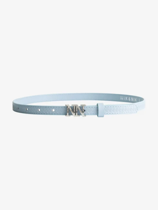 Taille riem met logo patroon