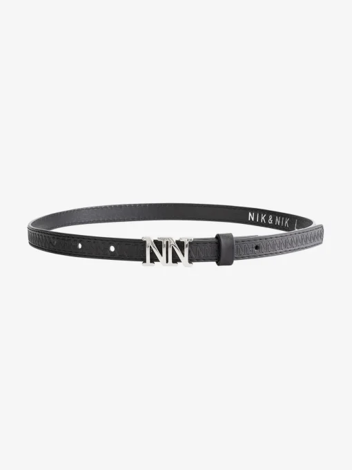 Taille riem met logo patroon