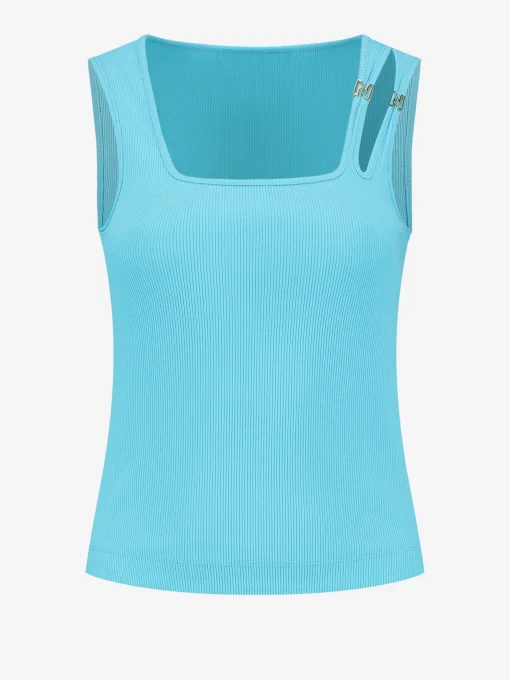 Tanktop met schouder detail