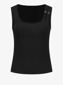 Tanktop met schouder detail