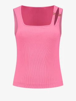Tanktop met schouder detail