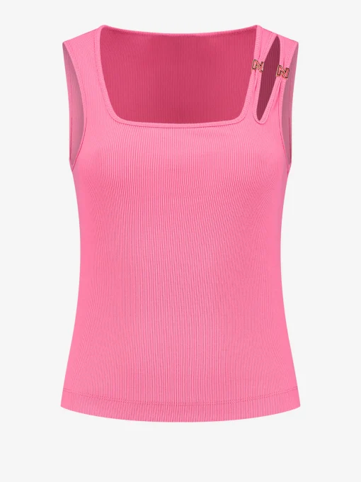 Tanktop met schouder detail