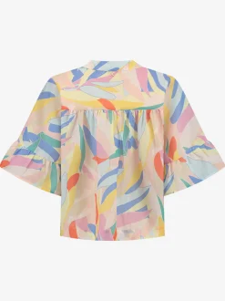 Top met bloemenprint