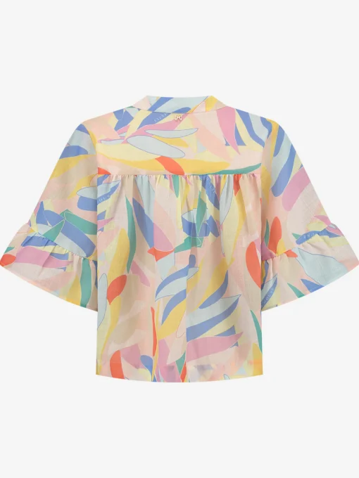 Top met bloemenprint