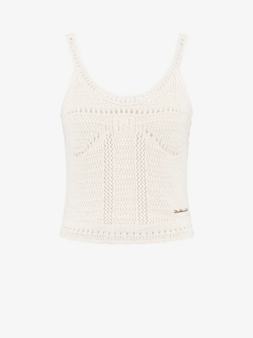 Top met crochet