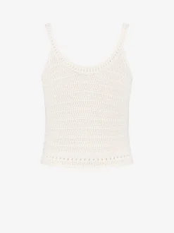 Top met crochet