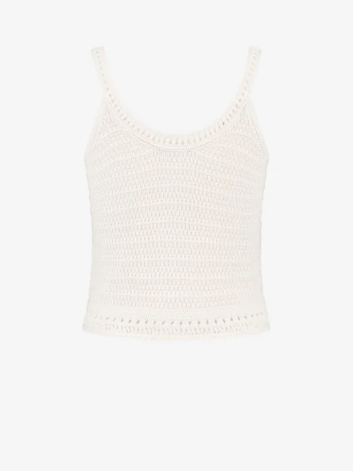 Top met crochet