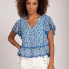 Top met dierenprint