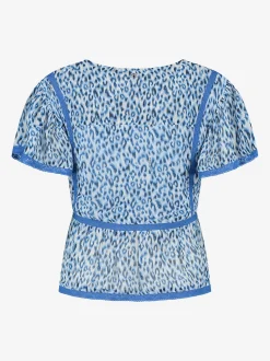 Top met dierenprint