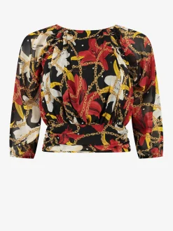 Top met graphic print